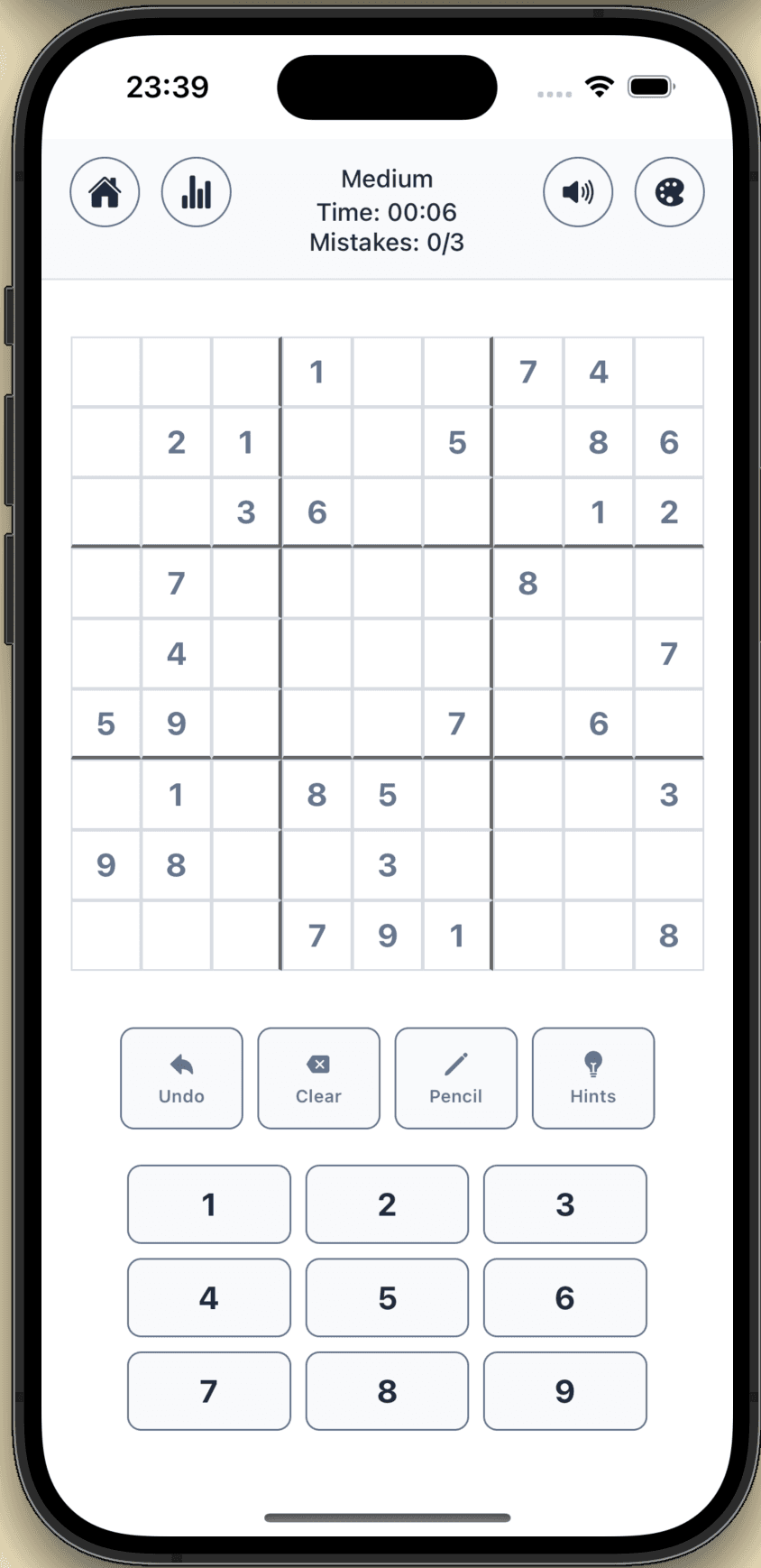 Trilumin interface